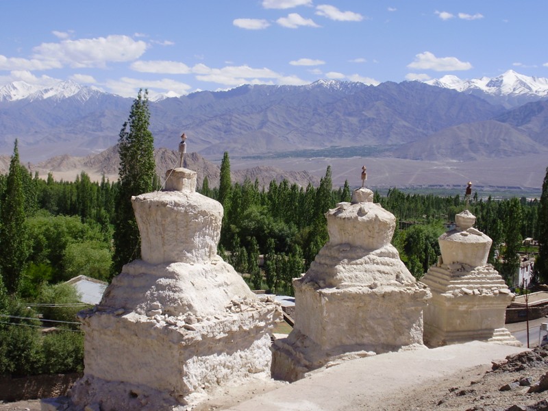 Shanti Stupa in Leh 