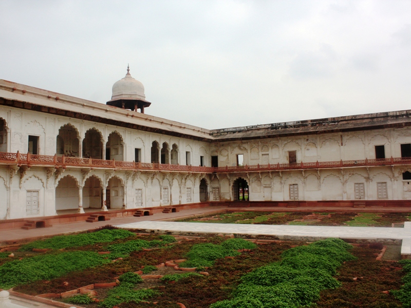 Agra red fort