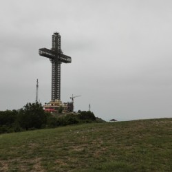 Millennium Cross on Vodno Mountain with amazing views of Macedonia