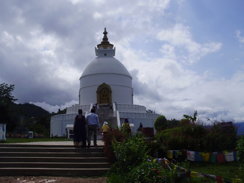 Pokhara world peace pagoda 
