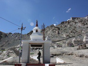Shanti Stupa in Leh