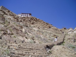 Shanti Stupa in Leh