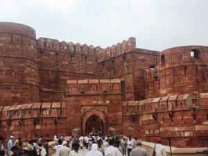 Agra red fort