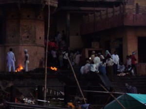 Manikarnika - burning ghat in Varanasi