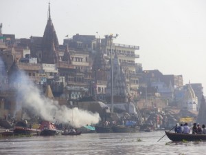 Manikarnika - burning ghat in Varanasi