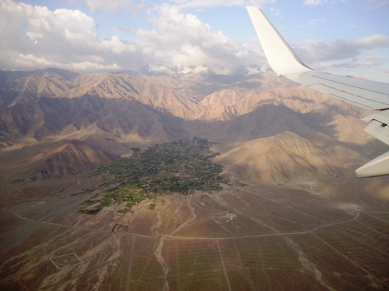landing in Leh