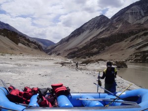 rafting on zanskar river