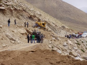 landslide in Ladakh
