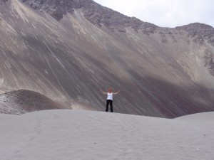 sand dunes in nubra valley