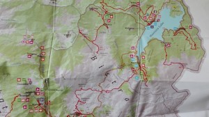 Map of Mavrovo national park