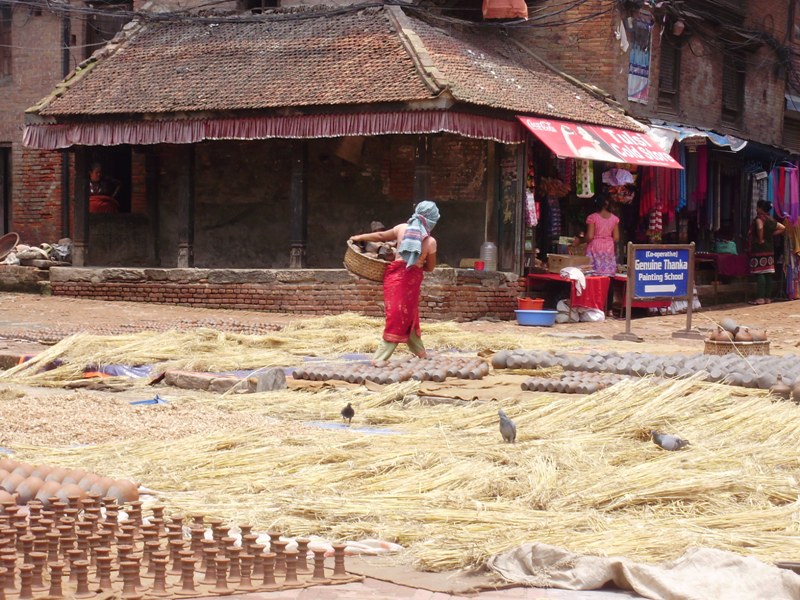 Bhaktapur pottery square