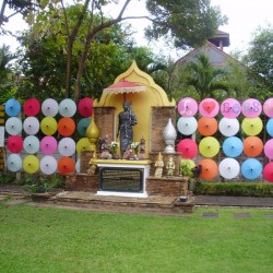 Visiting Bor Sang Umbrella Village near Chiang Mai